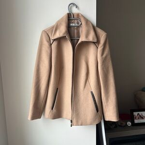 Peter Nygard Coat Tan Petite 10